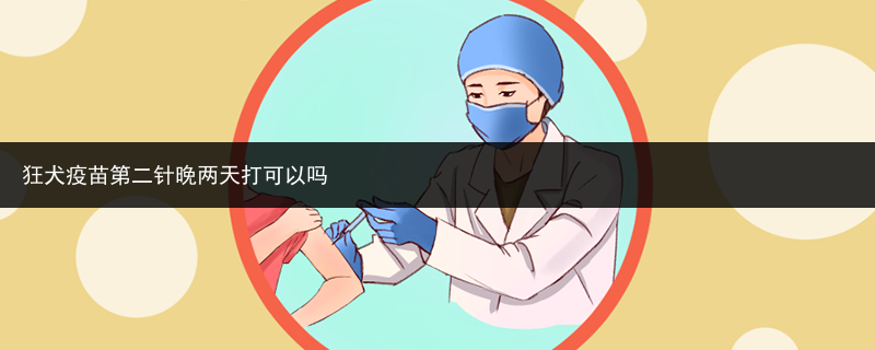 狂犬疫苗第二針晚兩天打可以嗎