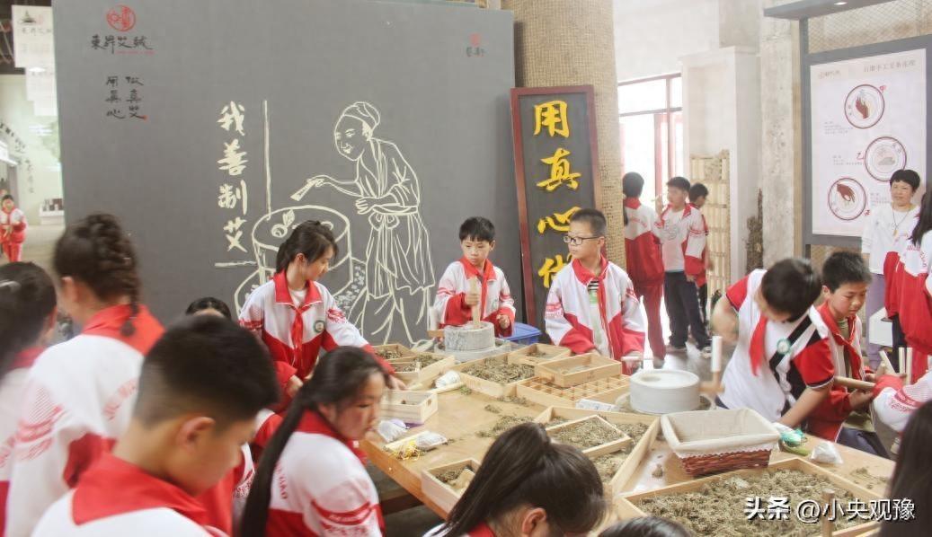 南陽市東升艾絨廠“艾文化創意園”成為兒童中醫藥文化研學基地